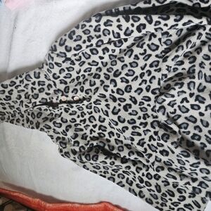 Carter's Leopard Print Kids Jacket - Black and Gray